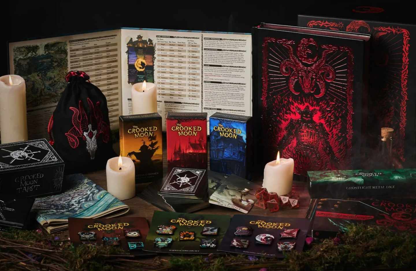 Image of The Crooked Moon tabletop game